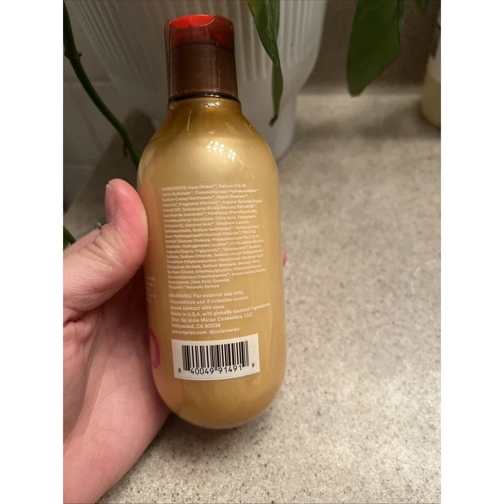 JOSIE MARAN ~ ARGAN MOISTURE PLUMP SHAMPOO‎ ~ JUICY FRUITS ~ 8 OZ